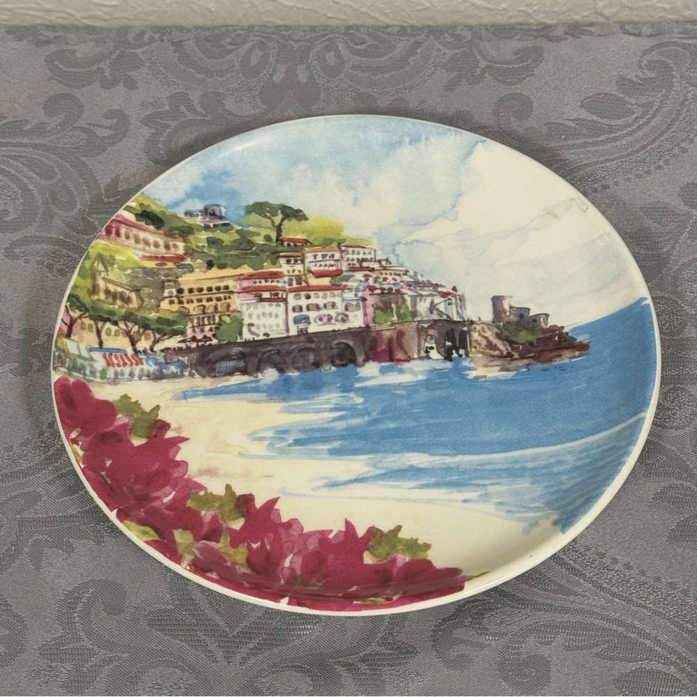 ⏰🌴 Coast Scenery Decorative Plate